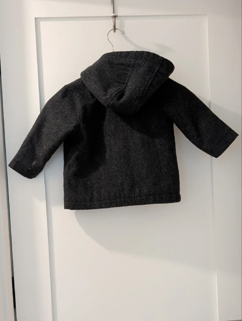 Old Navy Dark Gray Kids Pea Coat with Hood